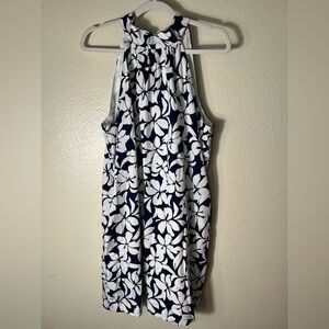 J. Crew Navy and White Floral Dress size 8